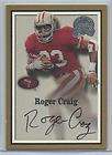 2000 FLEER GREATS OF THE GAME ROGER CRAIG GOLD BORDER AUTOGRAPH AUTO