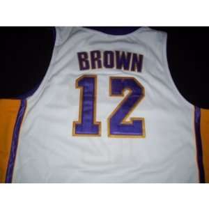  Shannon Brown Adidas White Los Angeles Lakers Jersey Size 