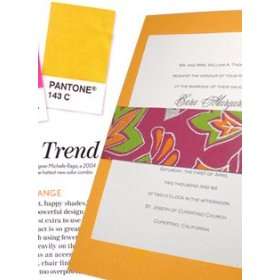   Invitations Kit Goldenrod with Fantasia Sash