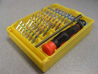 30 Piece Precision Screwdriver Set Bright Yellow Case, Assorted Color 