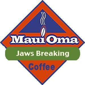 Hawaii Maui Oma Coffee 1 lb. Bean Jaws Breaking Dark Roast  