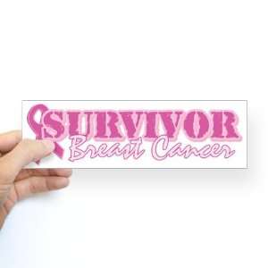  Survivor Breast Cancer Sticker Bumper Breast cancer Bumper 