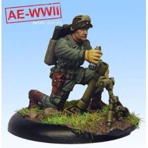  AE WWII American M2 60mm Mortar Team Toys & Games