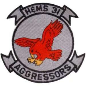  U.S.M.C. HEMS 31 Aggressors Patch 3 Patio, Lawn & Garden