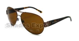 NEW BVLGARI SUNGLASS BV5015 BV 5015 HAVANA 138/33 AUTH  