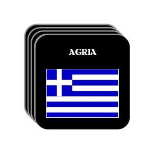 Greece   AGRIA Set of 4 Mini Mousepad Coasters