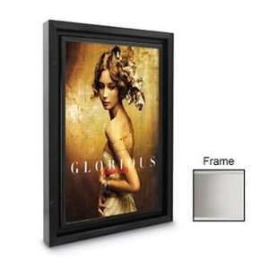   Series Lockable Simplified Lightbox With Silver Frame 
