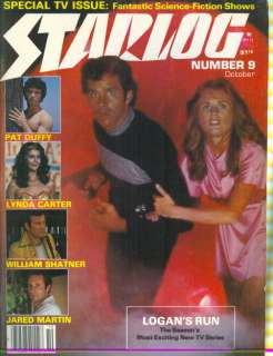   Magazine #9 Logans Run/Pat Duffy/Lynda Carter/William Shatner  