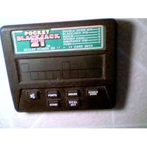   Model1350 Radica Pocket Blackjack 21 LCD Hand Held Game Model# 1350