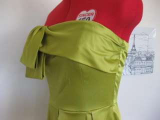 NEW PARTY DRESS BRIGHT LIGHT EMERALD GREEN SMALL OR 5 Jr.  