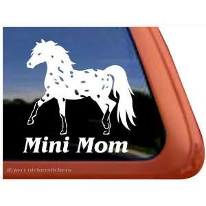  Mini Mom Miniature Horse Appaloosa Vinyl Window Decal 