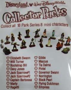 DISNEY PARKS EXCLUSIVE PIRATES OF THE CARIBBEAN COLLECTOR PACKS SERIES 