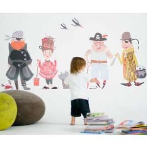    Pop and Lolli Merry Munchkins Ahoy Matey Wall Stickers Baby