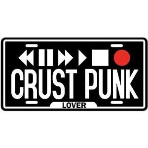  New  Play Crust Punk  License Plate Music