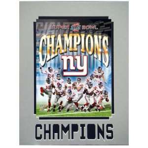  New York Giants World Champions Photograph in a 11 x 14 