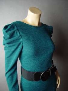 BOLD Strong Shoulder Belt Belted Fitted Cocktail Party Sweater Knit 