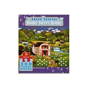   Home 300 pieced Jigsaw Puzzle, Black Sheep Wool Farm Toys & Games