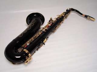 Professional Black Gold Tenor Saxophone Sax Brand New  