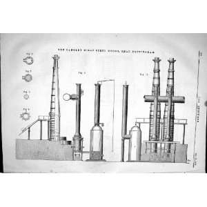  1868 LANGLEY MILLS STEEL WORKS NOTTINGHAM MACHINERY 