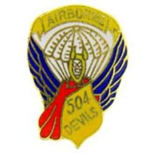  U.S. Army 504th Airborne Infantry Division Pin 1 Arts 