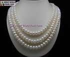 GW White 65inch long 9 10MM AAA+ Pearl Necklace