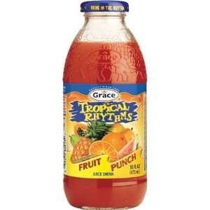 Tropical Rhythms Fruit Punch Juice 16 oz  Grocery 