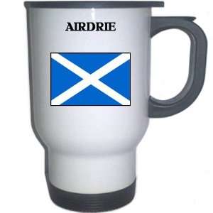  Scotland   AIRDRIE White Stainless Steel Mug Everything 