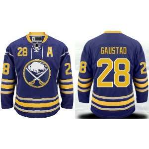  NHL Gear   Paul Gaustad #28 Buffalo Sabres Blue Jersey 