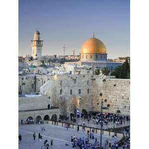 com Wailing Wall, Western Wall and Dome of the Rock Mosque, Jerusalem 