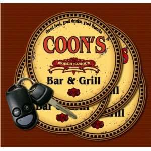  COONS Family Name Bar & Grill Coasters