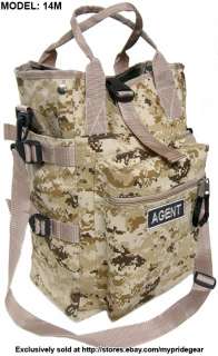 AGENT Shoulder Bag Messenger ATF/DEA w/Patch/Badge 14M  