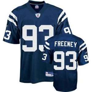  Dwight Freeney Colts Blue Reebok Replica Jersey   Size 50 