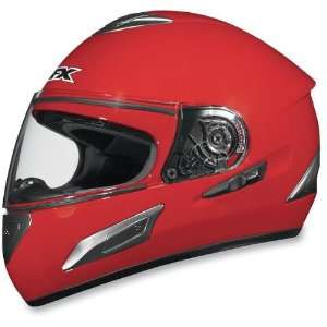  AFX FX 100 SUNSHIELD MOTORCYCLE HELMET RED SM Automotive