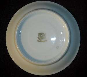 Antique/Vintage RARE Royal Bayreuth China Plate Teacup Saucer Red Gold 