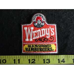  Wendys Old Fashioned Hamburgers Patch 