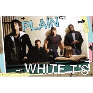   Plain White Ts Group Shot Poster Every Second Counts