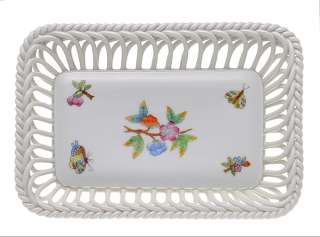 Herend   Queen Victoria (VBO) Openwork Tray, Hungary  