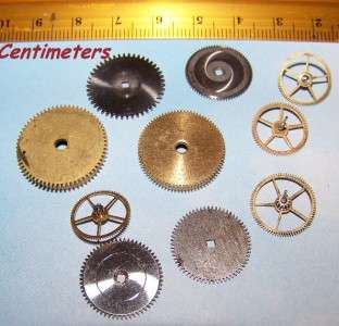 RARE Gears Cogs Only 2g X Large Steampunk Pocket Watch  