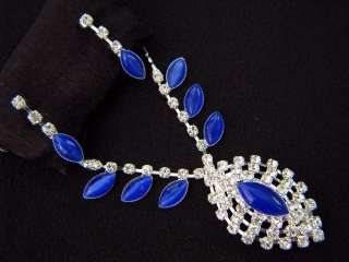 Rhinestone Necklace Set~Women Costume or Bridal Jewelry  
