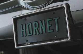 Green Hornet Black Beauty HORNET Metal License Plate  