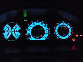 FIAT Punto MK1 MK2 Uno plasma glow gauges dials plasma tacho illumiglo 