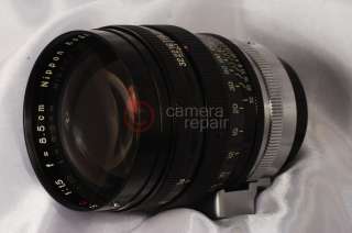 Nikon 8.5cm f1.5 Nikkor S.C Rangefinder Leica SM/LTM SUMMAREX EMULATOR 