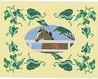 Needlepoint Painted Canvas Horse Equestrian Design Mare
