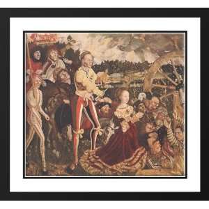 Cranach the Elder, Lucas 22x20 Framed and Double Matted The Martyrdom 