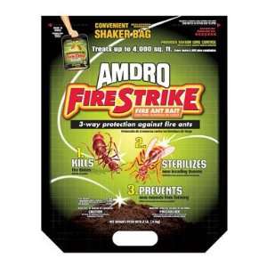  4 each Amdro Fire Strike Fire Ant Bait Shaker Bag 