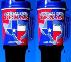 State of Texas 32 oz. GRIP Mugs Cups NEW  
