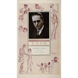  1926 Fox Robert Kerr Silent Film Director Usabal Print 