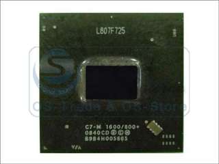   cpu c7 m ulv 1600 400 cpu part number c7 m ulv 1600 800 frequency mhz