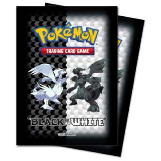 65 Pokemon Generic 5 Black & White Card Sleeves (Deck Protectors)