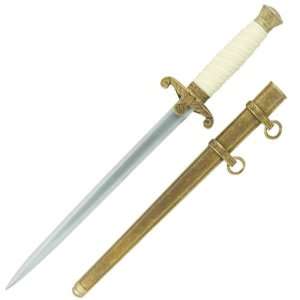  Wehrmacht Officers Dagger Replica Antique gold finish 